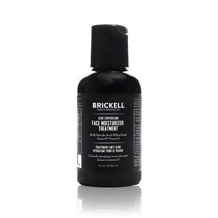 Brickell - Tratamiento hidratante facial para hombre, tratamiento hidratante facial natural y orgánico para eliminar el acné,