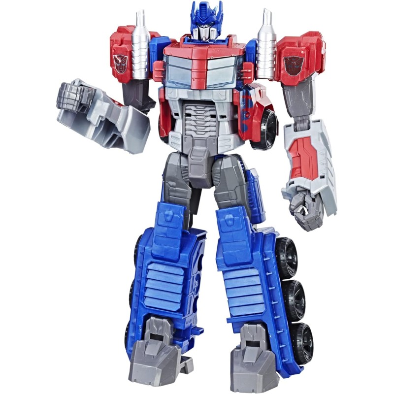 Transformers heróicos juguetes Optimus Prime figura de acción- Figura de acción atemporal de gran escala, cambia en el camión de