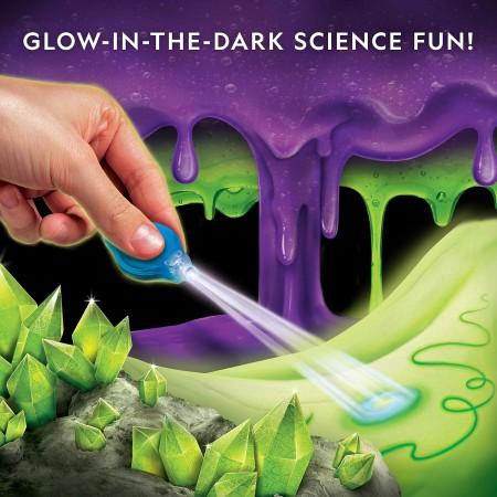 NATIONAL GEOGRAPHIC Kit de ciencia de la Tierra - Más de 15 experimentos científicos para niños, kit de cultivo de cristales,