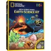 NATIONAL GEOGRAPHIC Kit de ciencia de la Tierra - Más de 15 experimentos científicos para niños, kit de cultivo de cristales,