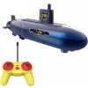 GoolRC Mini submarino a control remoto, barco de control remoto de 2.4 GHz, 6 canales DIY bajo el agua barco RC para niños
