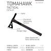 SOG Survival Hawk SK1001-CP cabezal de hacha negra con carcasa dura con sacaclavos, cabeza de martillo, iniciador de fuego,