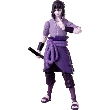 ANIME HEROES - Naruto - Figura de acción Uchiha Sasuke Rinnegan/Mangekyo Sharingan