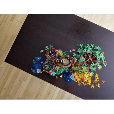 LEGO Ideas Tree House 21318, juego de construcción modelo para niños de 16 años con 3 cabinas, hojas intercambiables,