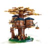 LEGO Ideas Tree House 21318, juego de construcción modelo para niños de 16 años con 3 cabinas, hojas intercambiables,