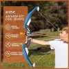 Juego de 2 juguetes de arco y flecha para niños, luz LED con 20 flechas de ventosa, objetivo y carcaj, juguetes al aire libre