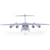 GoolRC C-17 Avión RC, avión de control remoto de 2.4 GHz, avión de transporte militar con envergadura de 14.685 in, avión RC de