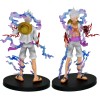 MASEKE One Piece Luffy Gear 5 Figura Anime Colección Modelo Muñeca Juguete Decoración Regalo (Blanco)