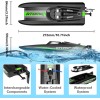 VOLANTEXRC Barcos a control remoto para piscinas y lagos 20+MPH AtomicXS Barco RC de alta velocidad para niños o adultos, bote