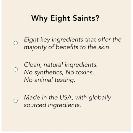Eight Saints Tratamiento de acné de control de calidad para espinillas y granos faciales con ácido salicílico BHA al 2%,