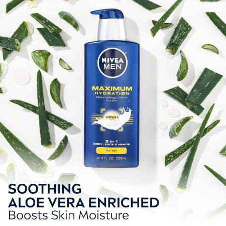 Loción de máxima hidratación nutritiva de Nivea For Men