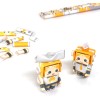 PIPEROID Hatsune Miku Series Miku & Luka - Rompecabezas de papel japonés 3D DIY Robot kit para niños y kit de origami para