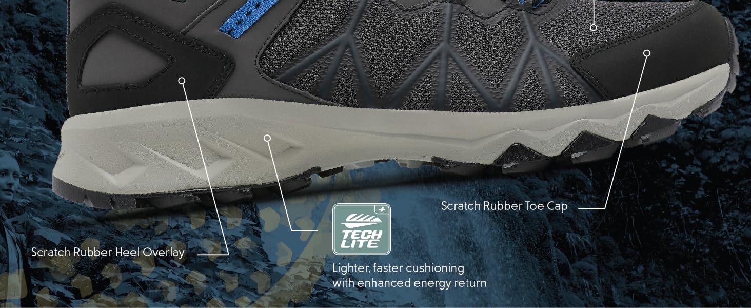 Comfortable shoes with great grip, AdaptTrax, TechLite +