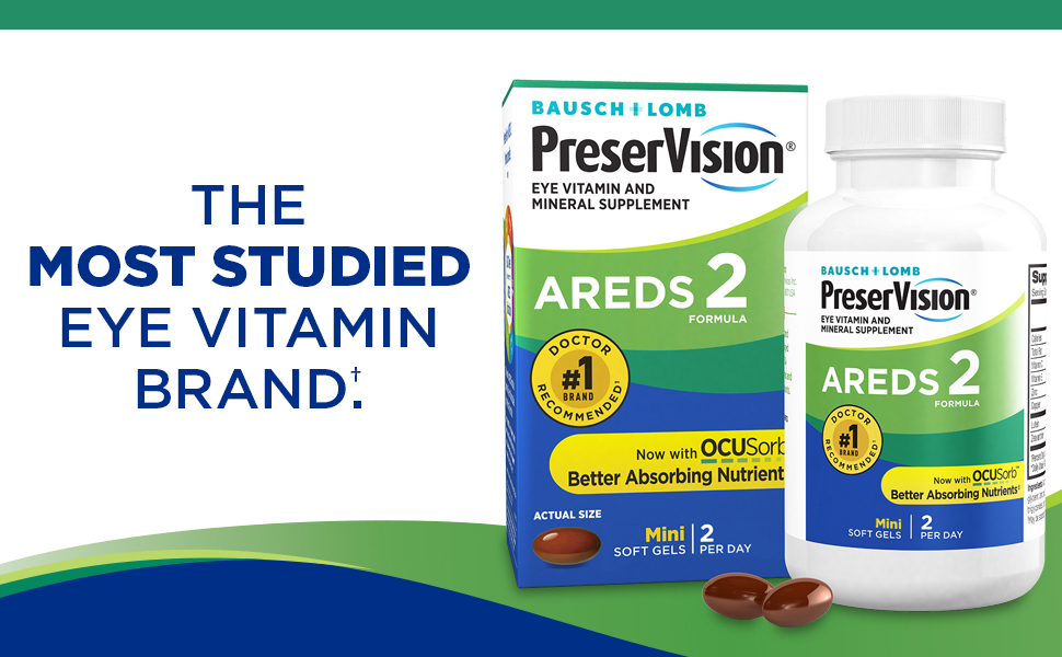 AREDS 2, Preservision, Eye, Vitamin, Multivitamin, Kids, Children, Men, Women, Adult, Male, Female,