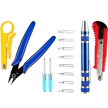 soldering iron tweezers screwdriver wire pcb prototyping desoldering diagonal cutter heat shrink