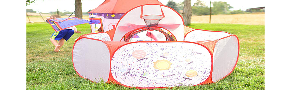 Kids, Play Tent, Tunnel, Ball Pit, Hoop Toys, Boys, Girls, Babies, Toddlers, Educational, Design