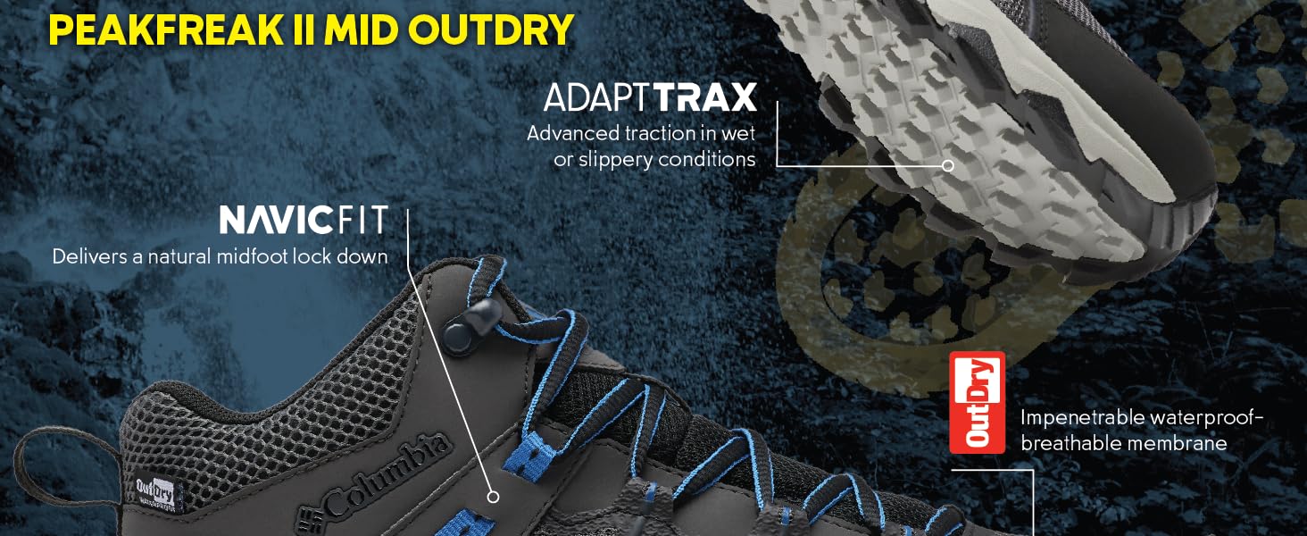 Waterproof hiking boots for men